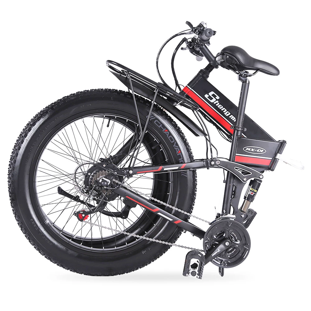 New ๐ฅ Shengmilo MX01 26 Inches Fat Tire Electric Bike 12 Magnetic Booster Bicycle 1000W 7-Speed Shimano for Snow Mountain ๐ - Image 6