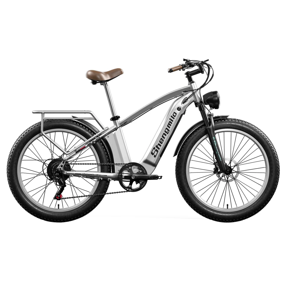 Cheapest ๐งจ Shengmilo MX04 26*3.0 Inch Fat Tire Electric Moped Bike Mountain Bicycle Bafang 500W Motor 48V 15Ah LG Battery 40Km/h Max Speed Shimano 7-Speed Gear 110KM Max Range IP64 Waterproof TEKTRO E500 Oil Brake โ๏ธ - Image 2