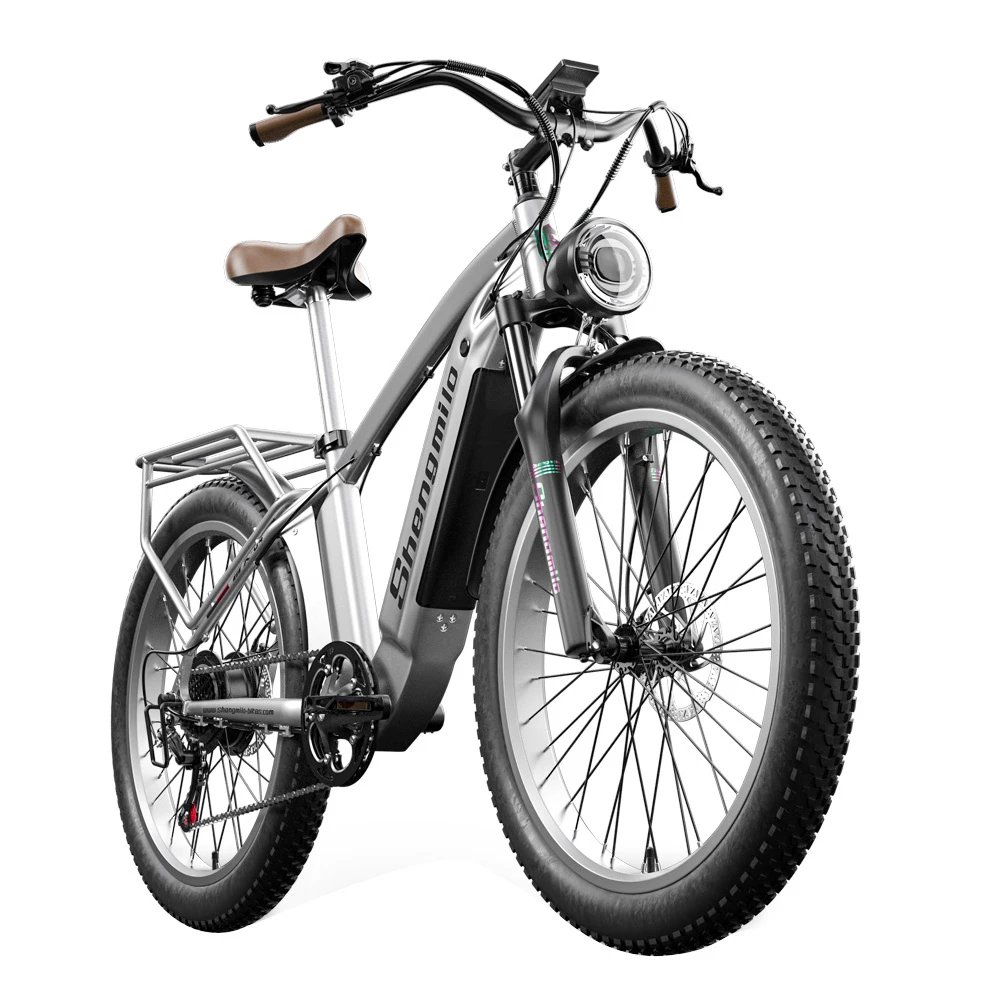 Cheapest ๐งจ Shengmilo MX04 26*3.0 Inch Fat Tire Electric Moped Bike Mountain Bicycle Bafang 500W Motor 48V 15Ah LG Battery 40Km/h Max Speed Shimano 7-Speed Gear 110KM Max Range IP64 Waterproof TEKTRO E500 Oil Brake โ๏ธ - Image 3
