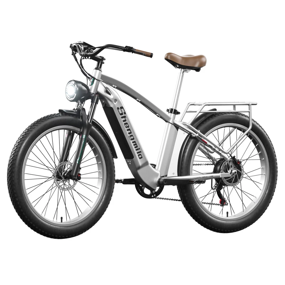 Cheapest ๐งจ Shengmilo MX04 26*3.0 Inch Fat Tire Electric Moped Bike Mountain Bicycle Bafang 500W Motor 48V 15Ah LG Battery 40Km/h Max Speed Shimano 7-Speed Gear 110KM Max Range IP64 Waterproof TEKTRO E500 Oil Brake โ๏ธ - Image 4