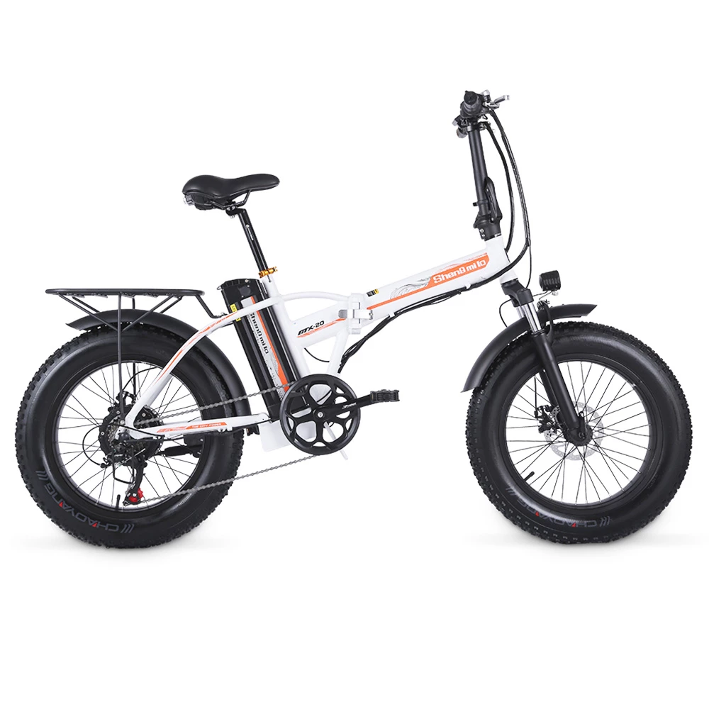 Buy 𧨠Shengmilo MX20 500W 48V 15Ah 20'' E-bike 40km/h Max Speed 40-50km Mileage Range 150kg Max Load Electric Bike - White π
