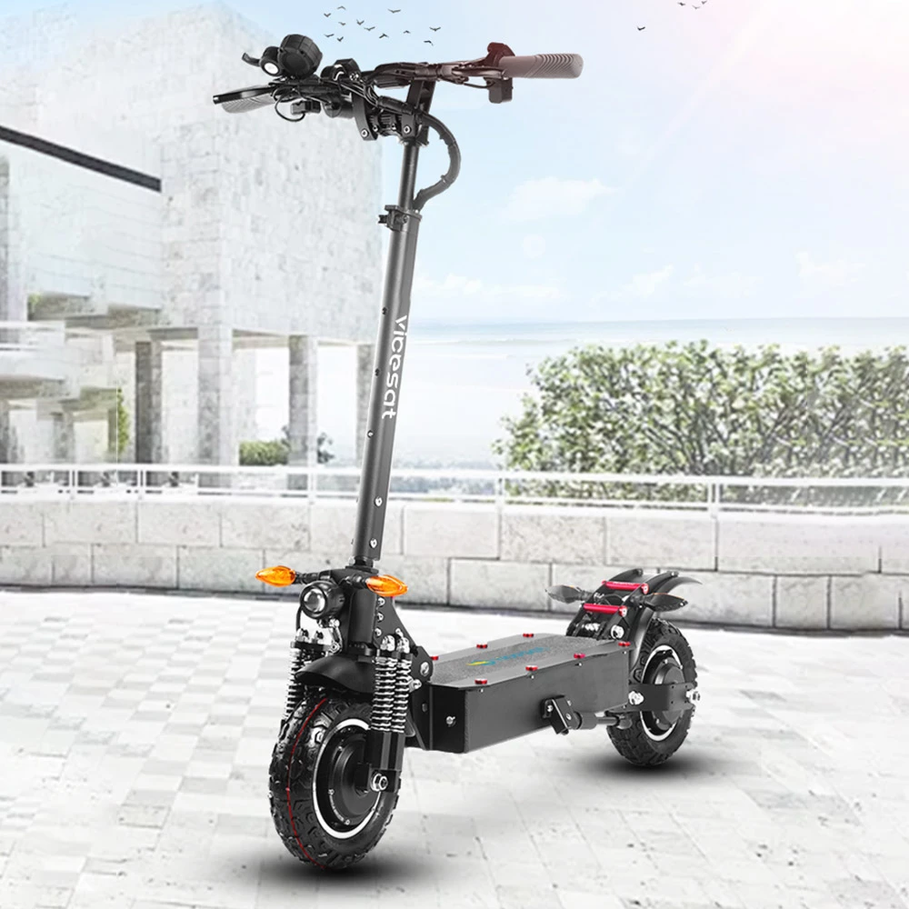 Best deal ⭐ Vicesat VS04 Electric Scooter 10 Inch 2*1000W Motor 52V 24Ah Battery 65Km/h Max Speed 60Km Range 150KG Max Load 🤩 - Image 3