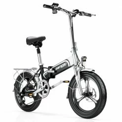 Cheapest ✨ ZHENGBU 20" X6 400W Motor Shimano 7-Speed 48V 10.4Ah Battery Commuter Folding Electric Bike - Black ⭐