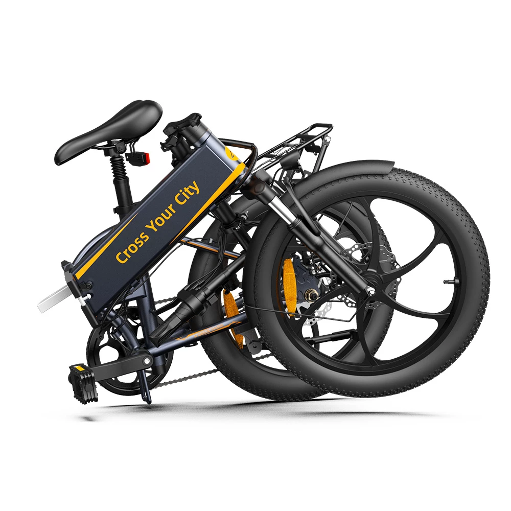 Best deal π ADO A20 XE 250W Electric Bike Folding Frame 7-Speed Gears Removable 10.4 AH Lithium-Ion Battery E-bike - Grey π - Image 3