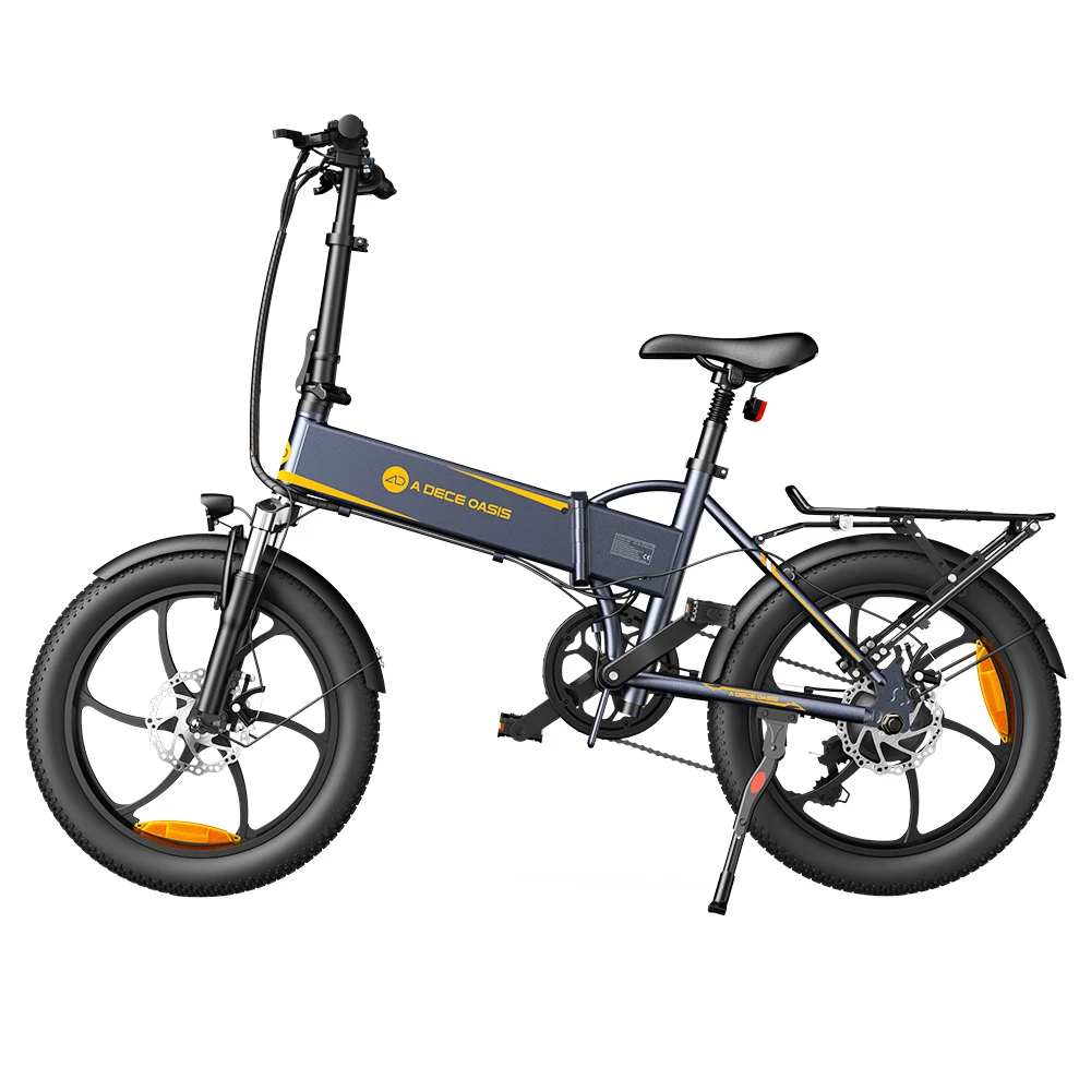 Best deal π ADO A20 XE 250W Electric Bike Folding Frame 7-Speed Gears Removable 10.4 AH Lithium-Ion Battery E-bike - Grey π - Image 2