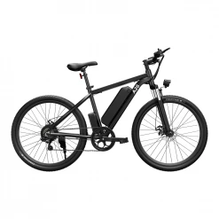 Promo ๐ ADO A26 Electric Moped Bike 26 inch Mountain Bike 500W Hall Brushless Motor SHIMANO 7-Speed Derailleur 36V 12.5Ah Removable Battery 35km/h Max Speed up to 35km Max Range IPX5 Aluminum Alloy Frame - Black ๐ฅฐ