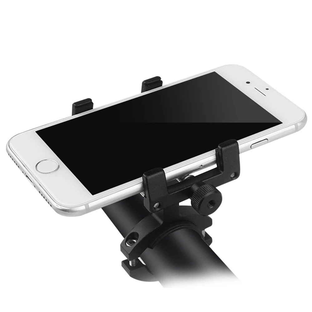 Brand new βοΈ Aluminum Alloy Phone Holder for KUGOO S1 and KUGOO S1 Pro Folding Electric Scooter Bicycle - Black 𧨠- Image 3