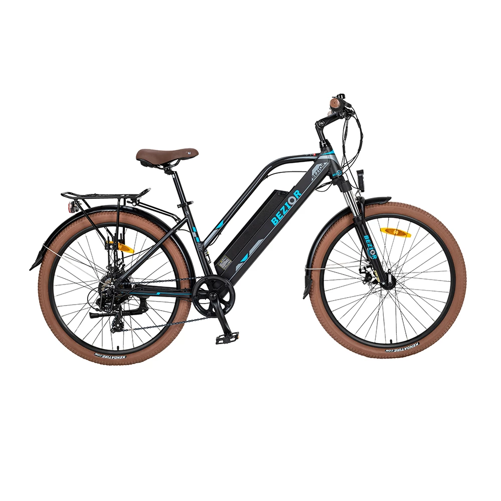 Outlet 𧨠BEZIOR M2 Electric Bike 48V 12.5Ah Battery 250W Brushless Motor 26 inch Tire Aluminum Alloy Frame Shimano 7-speed Shift Max Speed 25km/h 80KM Power-assisted mileage Range 5 inch Smart LCD Meter - Black β