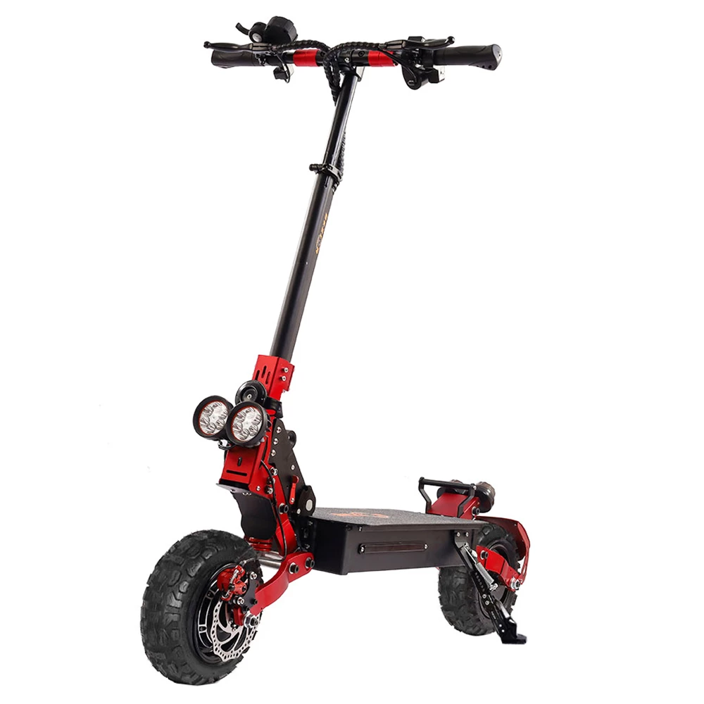 Cheapest π BEZIOR S2 Folding Electric Scooter 1200W*2 Dual Motor LCD Display Max 65Km/h 11 Inch Off-Road Tire 21Ah Battery up to 60km Range Dual Shock Mitigation Dual Disk Brake LED Light - Red βοΈ - Image 6