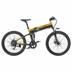 Coupon ๐ฅ BEZIOR X500 Pro-FT Folding Electric Bike Bicycle 48V 10.4Ah Battery 500W Motor 26 inch Tire Aluminum Alloy Frame Shimano 7-speed Shift Max Speed 30km/h 100KM Power-assisted mileage Range LCD Display IP54 waterproof - Black Yellow ๐ฏ