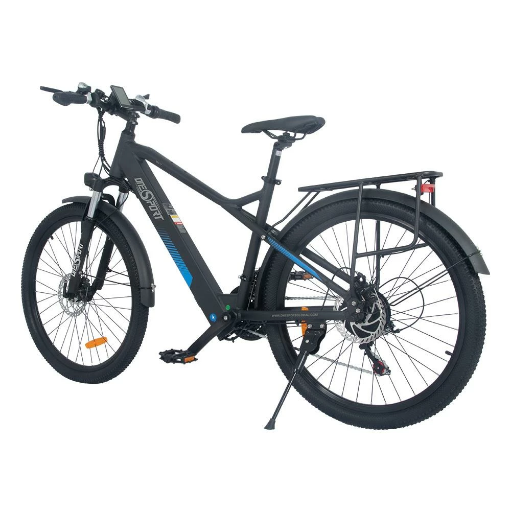 Cheapest π ONESPORT BK7 Electric Bike 48V 350W Motor 10Ah Battery Shimano 21 Speed Gear Front Suspension and Dual Disc Brakes - Black π - Image 3
