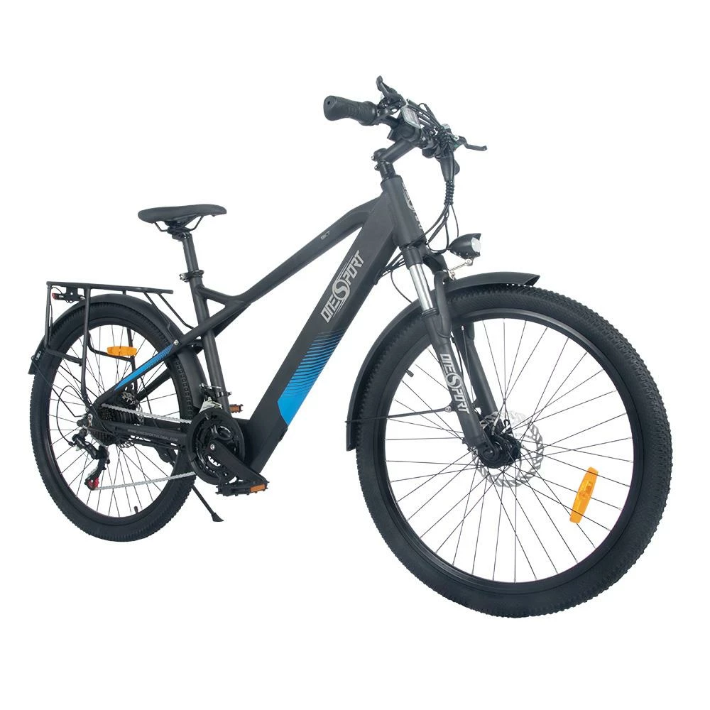 Cheapest π ONESPORT BK7 Electric Bike 48V 350W Motor 10Ah Battery Shimano 21 Speed Gear Front Suspension and Dual Disc Brakes - Black π - Image 4