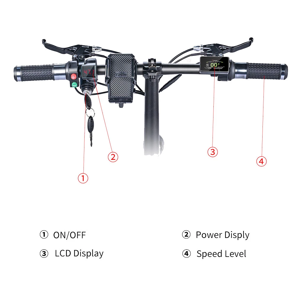 Promo β¨ BOGIST M5 Pro Folding Electric Scooter 12 Inch Pneumatic Tire 500W Motor Max Speed 40Km/h 48V 11Ah Battery Smart BMS Disc Brake 30-35KM Long Range with Seat - Black π - Image 4