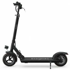 Promo ๐ Eleglide S1 Folding Electric Scooter 10" Pneumatic Tires 400W Motor 3 Speed Modes 36V 8.0Ah Battery 24km/h Max Speed up to 30km Max Range Rear Disc Brake - Black โ