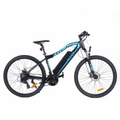 Cheapest โญ BEZIOR M1 Electric Bike 48V 12.5Ah Battery 250W Brushless Motor 27.5 inch Tire Aluminum Alloy Frame Shimano 7-speed Shift Max Speed 25km/h 80KM Power-assisted mileage Range 5 inch Smart LCD Meter IP54 Waterproof - Black Blue ๐ฏ