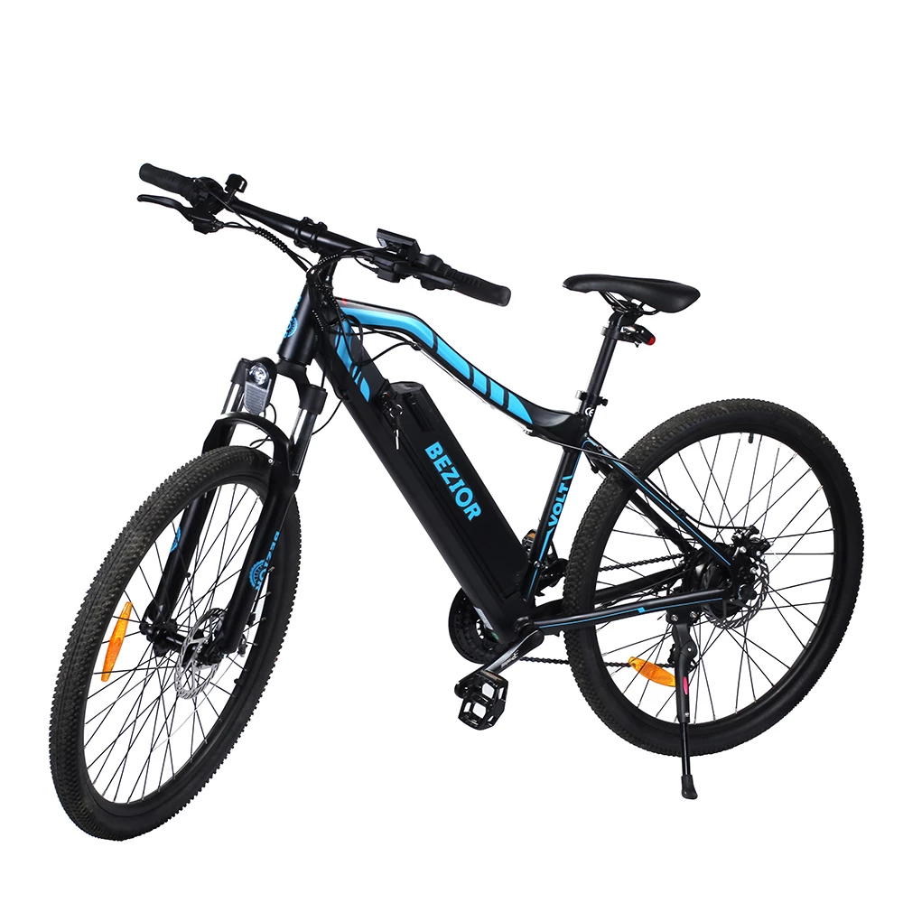 Cheapest โญ BEZIOR M1 Electric Bike 48V 12.5Ah Battery 250W Brushless Motor 27.5 inch Tire Aluminum Alloy Frame Shimano 7-speed Shift Max Speed 25km/h 80KM Power-assisted mileage Range 5 inch Smart LCD Meter IP54 Waterproof - Black Blue ๐ฏ - Image 4