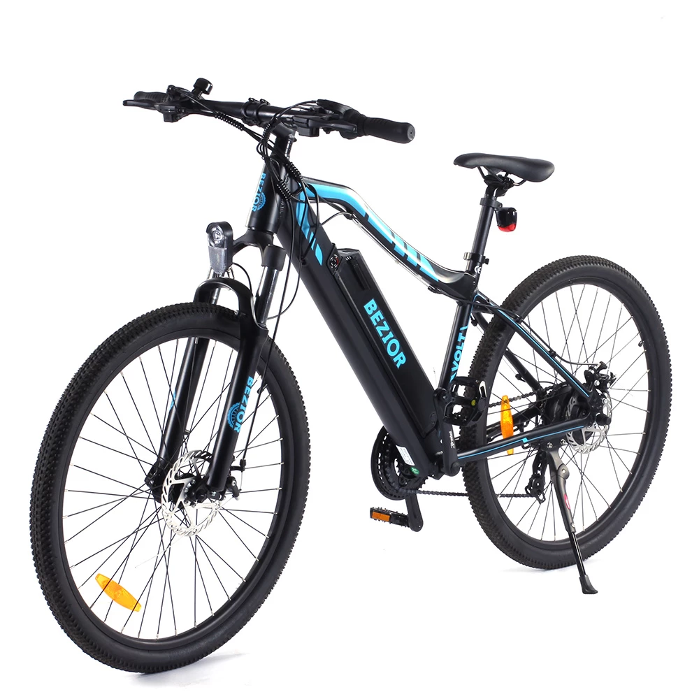 Cheapest โญ BEZIOR M1 Electric Bike 48V 12.5Ah Battery 250W Brushless Motor 27.5 inch Tire Aluminum Alloy Frame Shimano 7-speed Shift Max Speed 25km/h 80KM Power-assisted mileage Range 5 inch Smart LCD Meter IP54 Waterproof - Black Blue ๐ฏ - Image 6