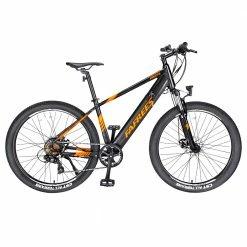 Hot Sale ๐ FAFREES 27.5-S Inch Electric Bike 250W with 36V 10Ah Lithium-ion Battery Shimano 7 Speed Gears - Black Orange ๐ฅ