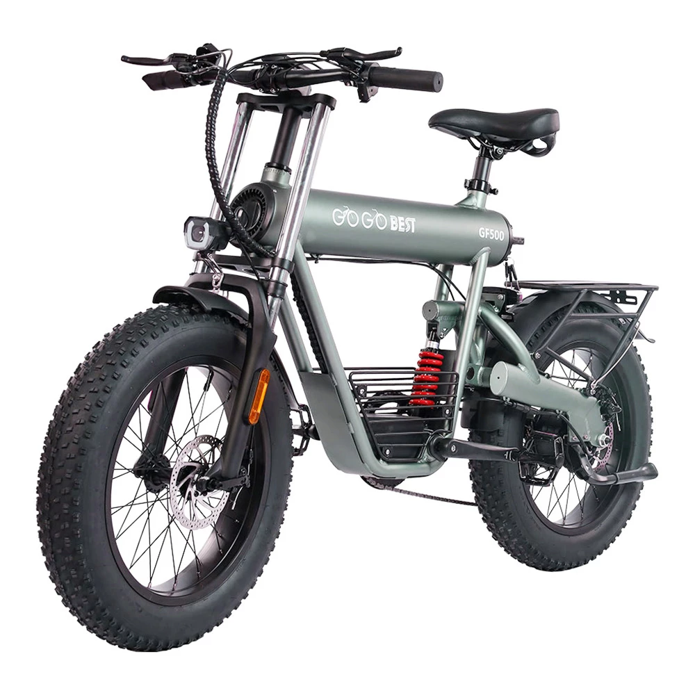Wholesale โญ GOGOBEST GF500 Electric Bicycle 20*4.0 Inch Fat Tire 750W Motor 45Km/h Top Speed 48V 20Ah Battery 90-100KM Max Range Shimano 7-Speed Transmission Dual Disc Brake ๐ - Image 3