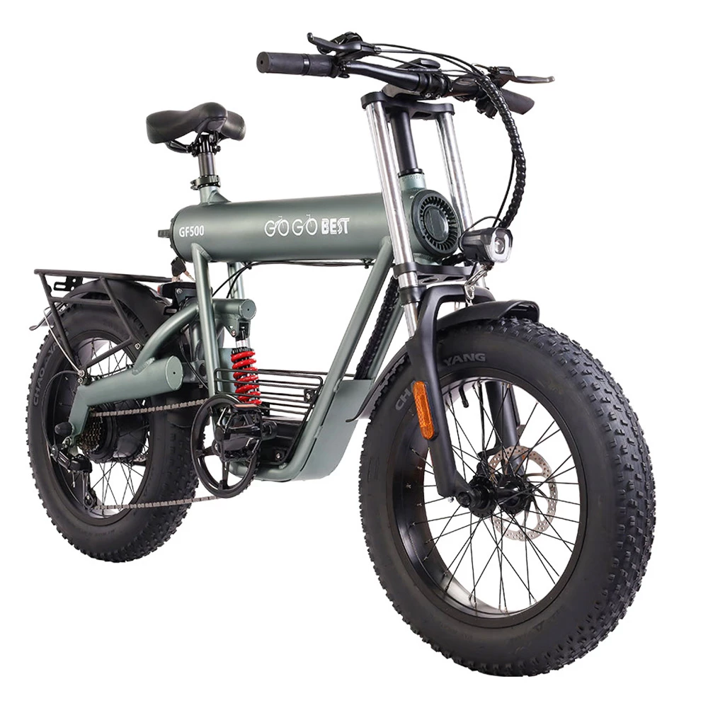 Wholesale โญ GOGOBEST GF500 Electric Bicycle 20*4.0 Inch Fat Tire 750W Motor 45Km/h Top Speed 48V 20Ah Battery 90-100KM Max Range Shimano 7-Speed Transmission Dual Disc Brake ๐ - Image 2