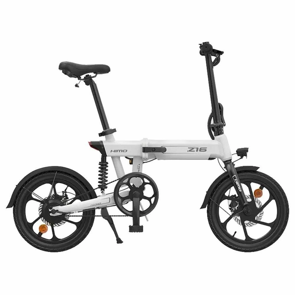 Brand new π HIMO Z16 MAX Folding Electric Bicycle 16 Inch 250W Hall Brushless DC Motor Dual Disc Brake Up To 80km Range Max Speed 25km/h 10Ah Battery IPX7 Waterproof Smart Display - White π§¨