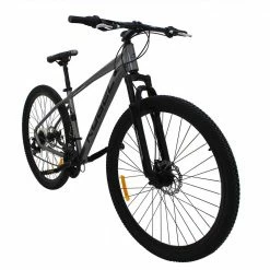 Hot Sale ⌛ Kugel H-Hybrid 29 Inch Mountain Bike Aluminum Alloy Frame Material Shimano Gear Front Suspension and Disk Brakes - Grey ❤️