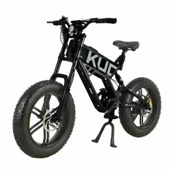 Brand new 🎉 KUGOO T01 Electric Bicycle 48V 500W Motor 13Ah Battery 20*4.0 Inch Fat Tires 38Km/h Max Speed Shimano 7-Speed Gears Hydraulic Brakes 50-65KM Mileage 150KG Load Electric Mountain Bike - Black 👏