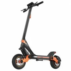 Outlet ✔️ KugooKirin G3 Adventurers Electric Scooter 10.5 Inch 1200W Rear Motor 52V 18Ah Lithium battery Max Speed 50KM/H Touchable Display Control Panel TPU Suspension System IPX4 - Black 😀