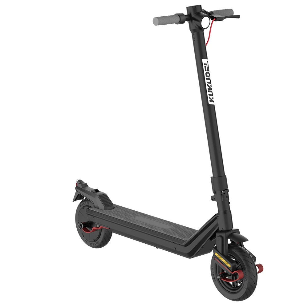 Cheapest π€© Kukudel 105P Pro Folding Electric Scooter 10 inch Tire 500W Motor 36V 15Ah Battery Max Speed 25km/h LCD Display 39-46km Long Range Aluminium alloy body - Black π₯ - Image 3