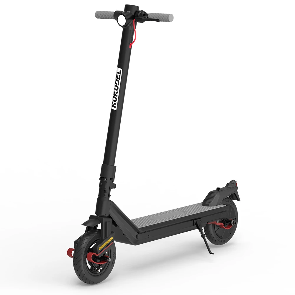 Cheapest π€© Kukudel 105P Pro Folding Electric Scooter 10 inch Tire 500W Motor 36V 15Ah Battery Max Speed 25km/h LCD Display 39-46km Long Range Aluminium alloy body - Black π₯ - Image 4