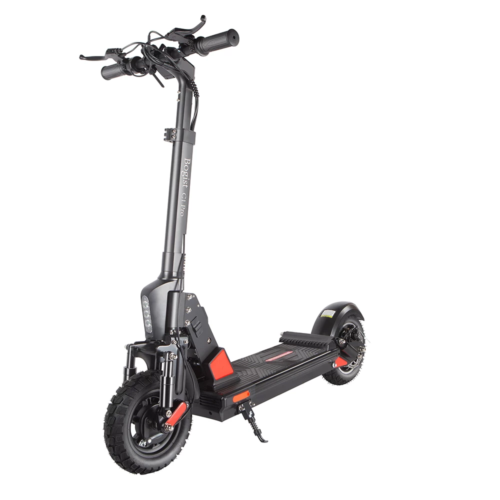 Buy π BOGIST C1 PRO Folding Electric Scooter 10" Tire 500W Motor 48V 13Ah Battery Smart BMS Disc Brake Max Speed 45KM/h LCD Display 40-45KM Long Range with Removable Seat - Black π₯ - Image 4