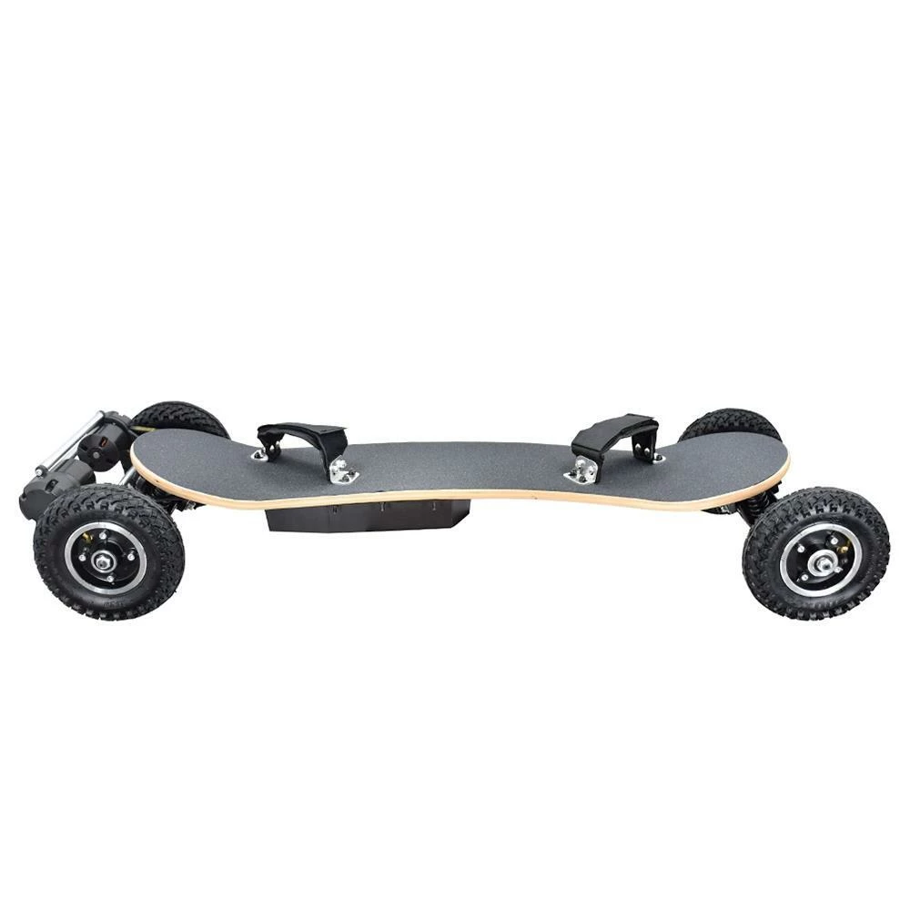 Discount π SYL-08 V3 Version Electric Off Road Skateboard With Remote Control 1450W Motor up to 38km/h 10Ah Battery Maple Plank 8 inch Wheel Max load 130kg Left Foot Front Regular Stance - Black π―