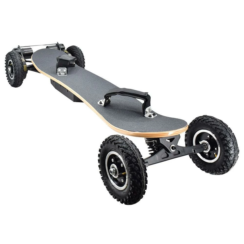 Discount π SYL-08 V3 Version Electric Off Road Skateboard With Remote Control 1450W Motor up to 38km/h 10Ah Battery Maple Plank 8 inch Wheel Max load 130kg Left Foot Front Regular Stance - Black π― - Image 2