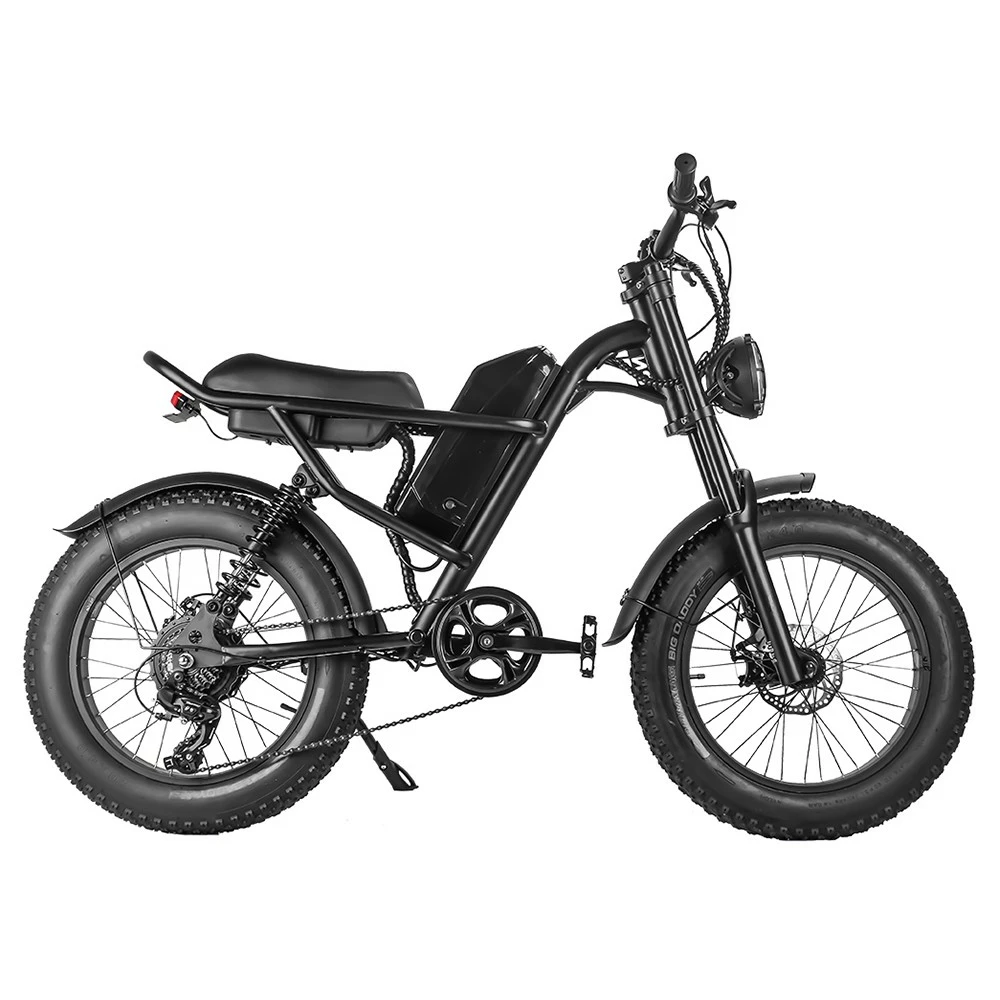 Brand new ๐ Z8 Electric Bike 20*4.0 Inch Fat Tire 48V 500W Motor 15Ah Battery 45km/h Max Speed 7-Speed Shimano Derailleur Front & Rear Mechanical Disc Brake ๐คฉ